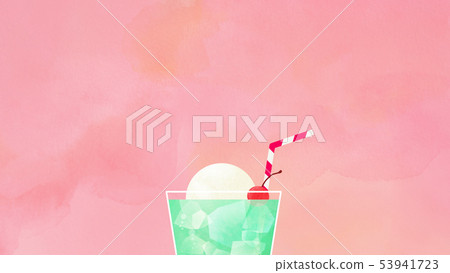 Background-summer-cream soda-pink 53941723