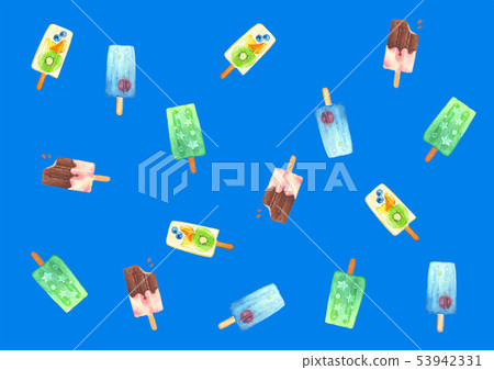 Ice lolly illustration 02 53942331