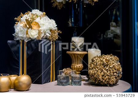 接待區，花牆，花卉裝飾，婚禮大廳圖像，接待人員形象，聚會，插花 53943729