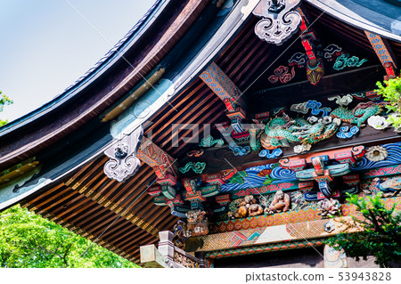 Saitama Chichibu Chichibu Shrine Honden Sculpture三隻猴子有多好 53943828