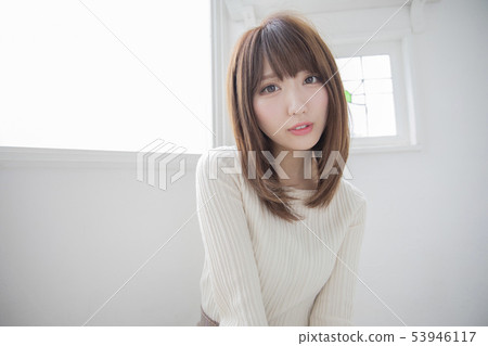 Straight hair Japanese hairstyle Straight hair Japanese hairstyle 53946117