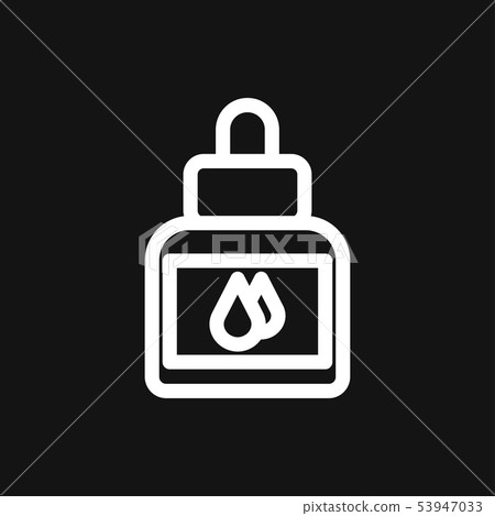 Quill ink icon logo, illustration, vector sign 53947033