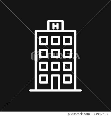 Hotel icon logo, illustration, vector sign symbol Hotel icon logo, illustration, vector sign symbol 53947307