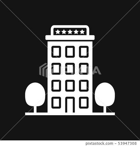 Hotel icon logo, illustration, vector sign symbol 53947308