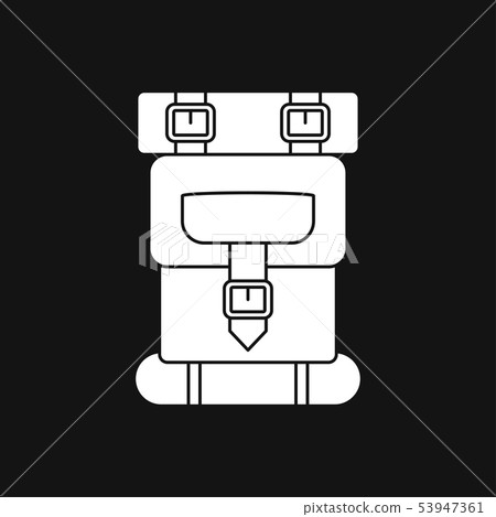 Backpack icon logo, illustration, vector sign 53947361