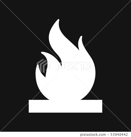 Fire icon vector. Icon illustration for logo 53948442