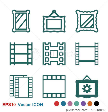 Frame icon vector, frame icon for logo, web and 53948892
