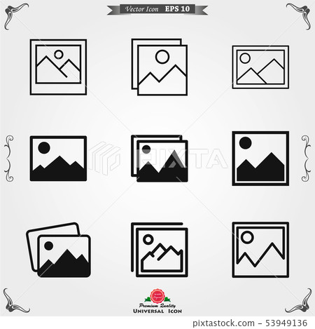 Image icon logo, illustration, vector sign symbol 53949136