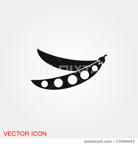 Vegetables Icon vector sign symbol for design 53949443