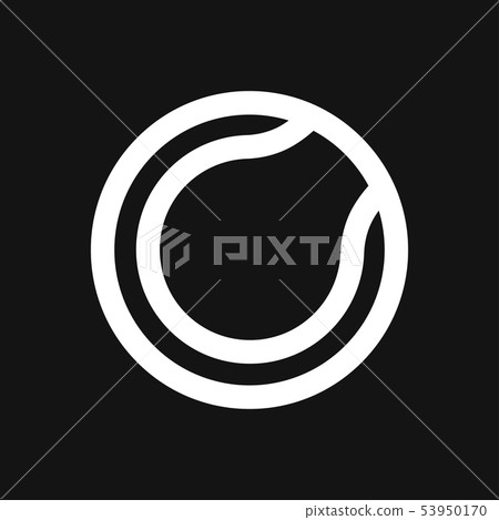 Tennis icon vector sign symbol for design 53950170