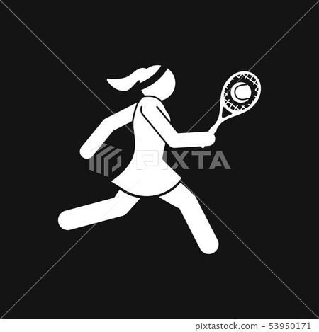 Tennis icon vector sign symbol for design 53950171
