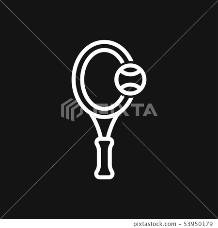 Tennis icon vector sign symbol for design 53950179