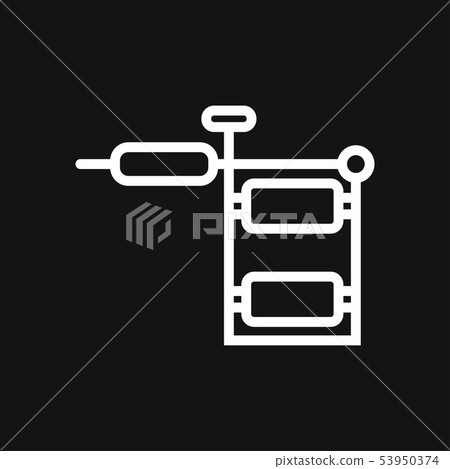 Tattoo Machine Icon vector sign symbol for design 53950374