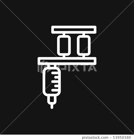 Tattoo Machine Icon vector sign symbol for design Tattoo Machine Icon vector sign symbol for design 53950380