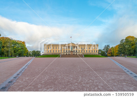 The Royal Palace at Oslo, Norway.   53950559