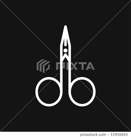 Scissors icon vector sign symbol for design Scissors icon vector sign symbol for design 53950693