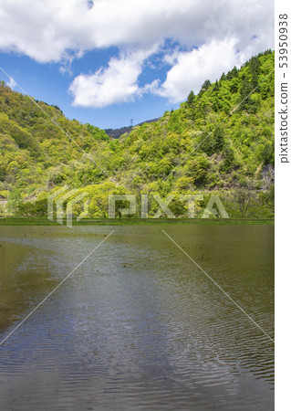 Kakinuma Gassho village built spring Spring countryside 53950938