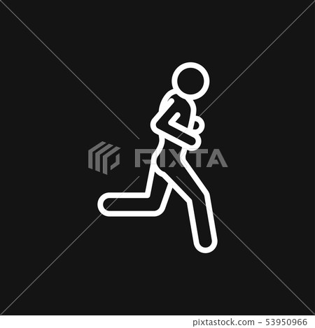 Running Icon vector sign symbol for design - Stock Illustration ...