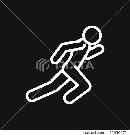 Running Icon vector sign symbol for design Running Icon vector sign symbol for design 53950971