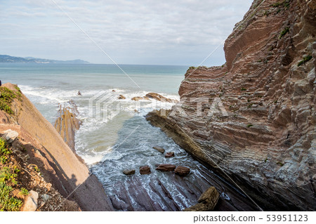 The Acantilado Flysch in Zumaia - Basque Country, Spain The Acantilado Flysch in Zumaia - Basque Country, Spain 53951123