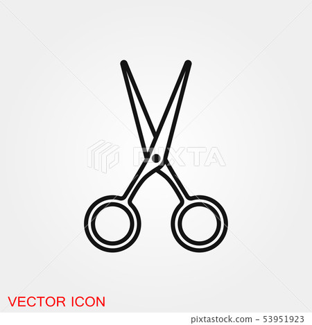 Scissors icon vector sign symbol for design Scissors icon vector sign symbol for design 53951923