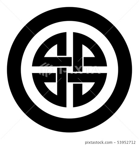 Knot shield symbol of protection Ancient symbol  53952712