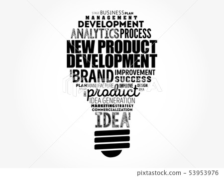 New product development light bulb - Stock Illustration [53953976] - PIXTA