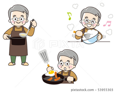 老人做飯 老人做飯 53955303