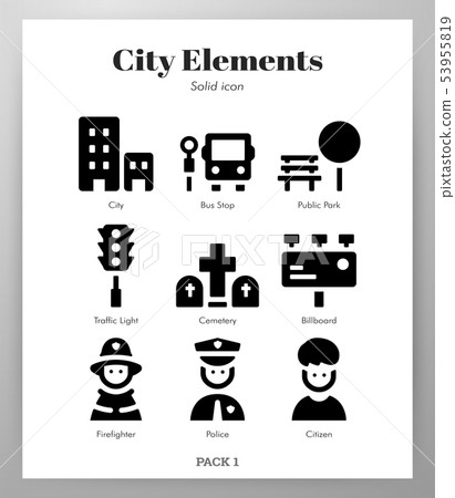 City elements Solid pack 53955819