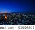 Tokyo where the night is deepened 53956805