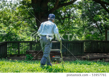 草坪割草 53957781