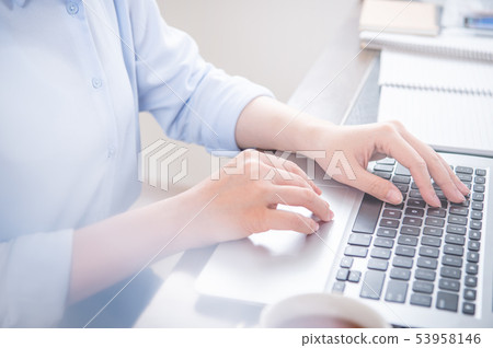 Women's public office Commercial crafting Business woman Business office backlighting 53958146