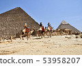 Camels and pyramids 53958207