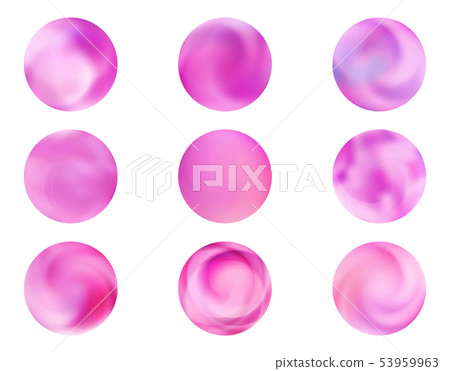 Modern round gradients collection Modern round gradients collection 53959963