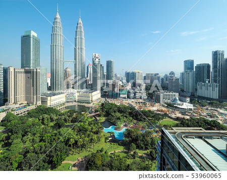 吉隆坡視圖雙子塔雙塔,吉隆坡 吉隆坡視圖雙子塔雙塔,吉隆坡 53960065