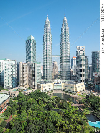 吉隆坡視圖雙子塔雙塔，吉隆坡 53960070