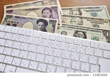 [Saving image] Stock-investment-asset management-bill-foreign currency deposit 53963608