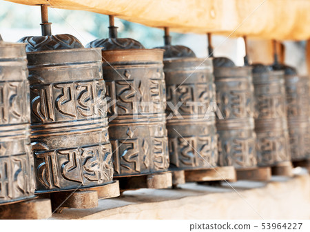 Prayer wheels 53964227