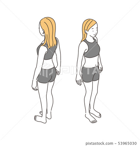 Boty零件婦女畫象例證 Boty零件婦女畫象例證 53965030