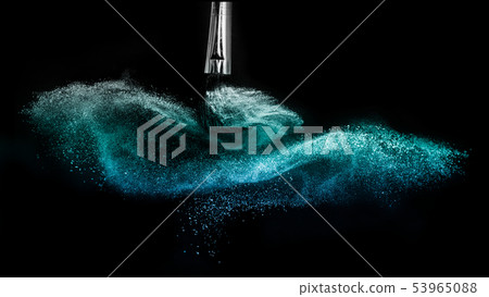 powder splash and brush for makeup artist powder splash and brush for makeup artist 53965088