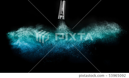 powder splash and brush for makeup artist powder splash and brush for makeup artist 53965092