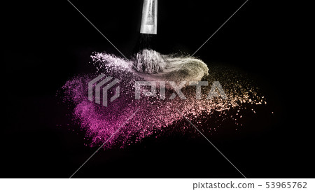 powder splash and brush for makeup artist powder splash and brush for makeup artist 53965762