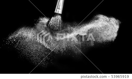 powder splash and brush for makeup artist powder splash and brush for makeup artist 53965919