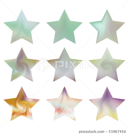 Star gradients meshes kit - Stock Illustration [53967458] - PIXTA