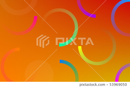 Neon circle gradient pattern vector background Neon circle gradient pattern vector background 53969050
