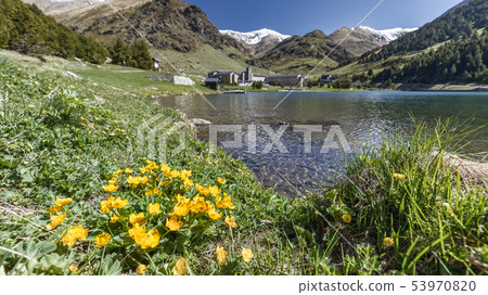 Very nice valley from Spain, mountain Pyrenees 53970820