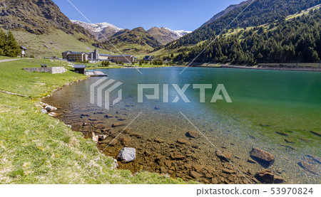 Very nice valley from Spain, mountain Pyrenees 53970824