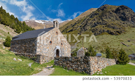 Two touristin a nice valley from Spain, mountain 53970833