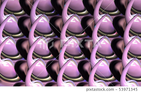 Background abstract tentacles or flagellums, coral 53971345