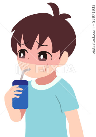 Child drinking a drink Child drinking a drink 53971932
